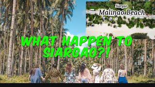 Siargao Malinao Beach Drone Shots
