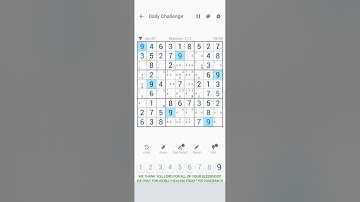 20 JAN 2022 - SUDOKU DAILY CHALLENGE