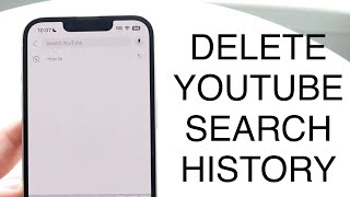 How To Delete Search History On YouTube (2023)