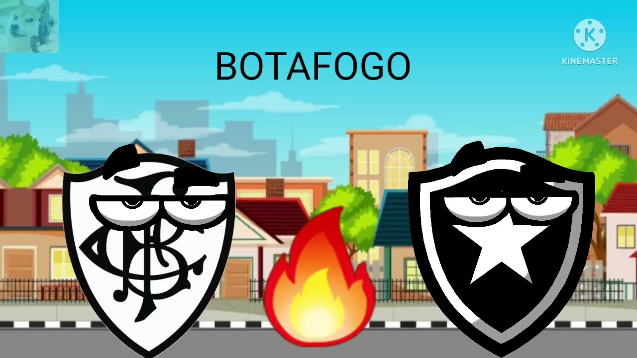Hino do Botafogo animado: 🇧🇷 ⚫⚪
