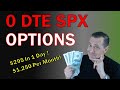 0 dte spx options 295 in 1 day  1250 per month