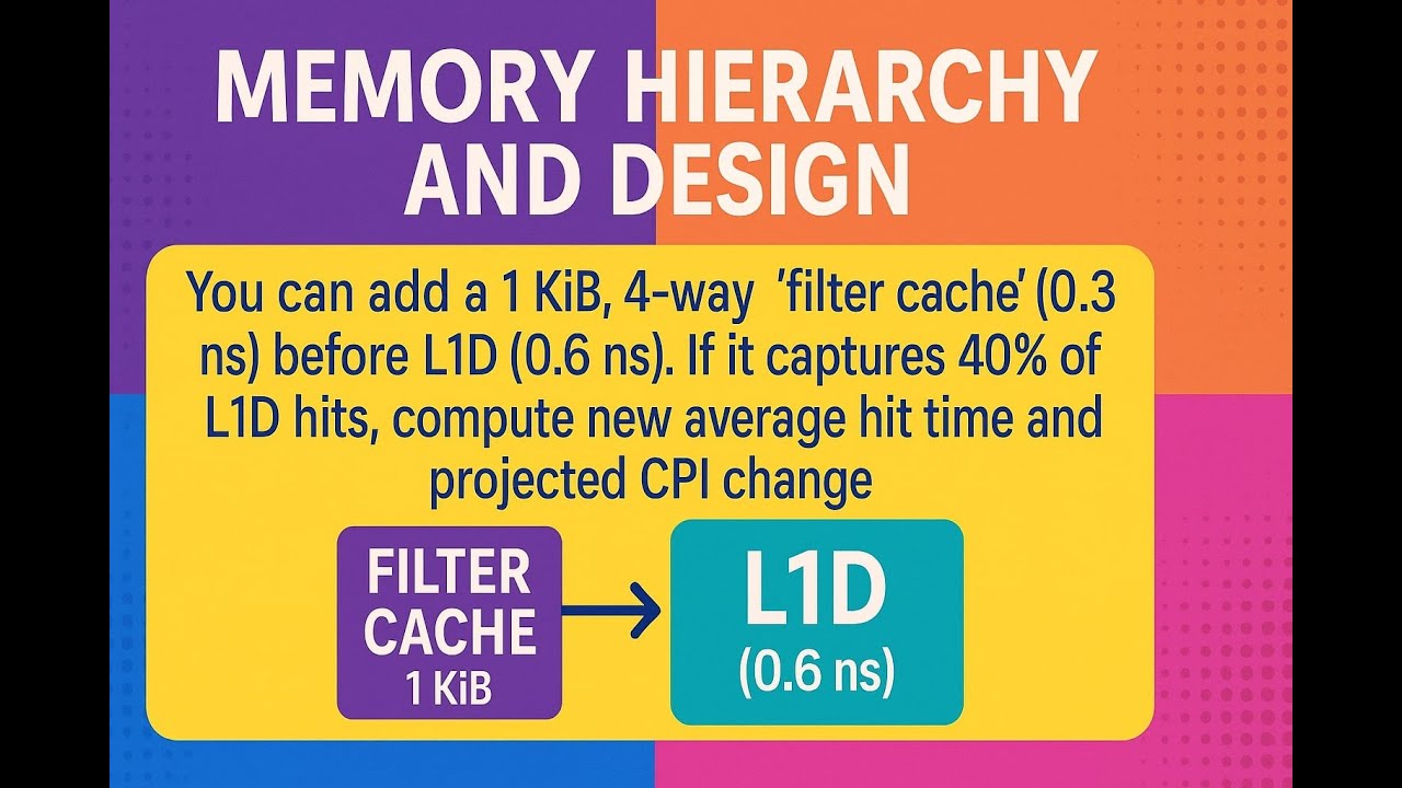 19. Computer Architecture: Memory Hierarchy and Design (Problem 19 ...