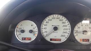 ML55 AMG w163 0 to 100km/h to 170km/h