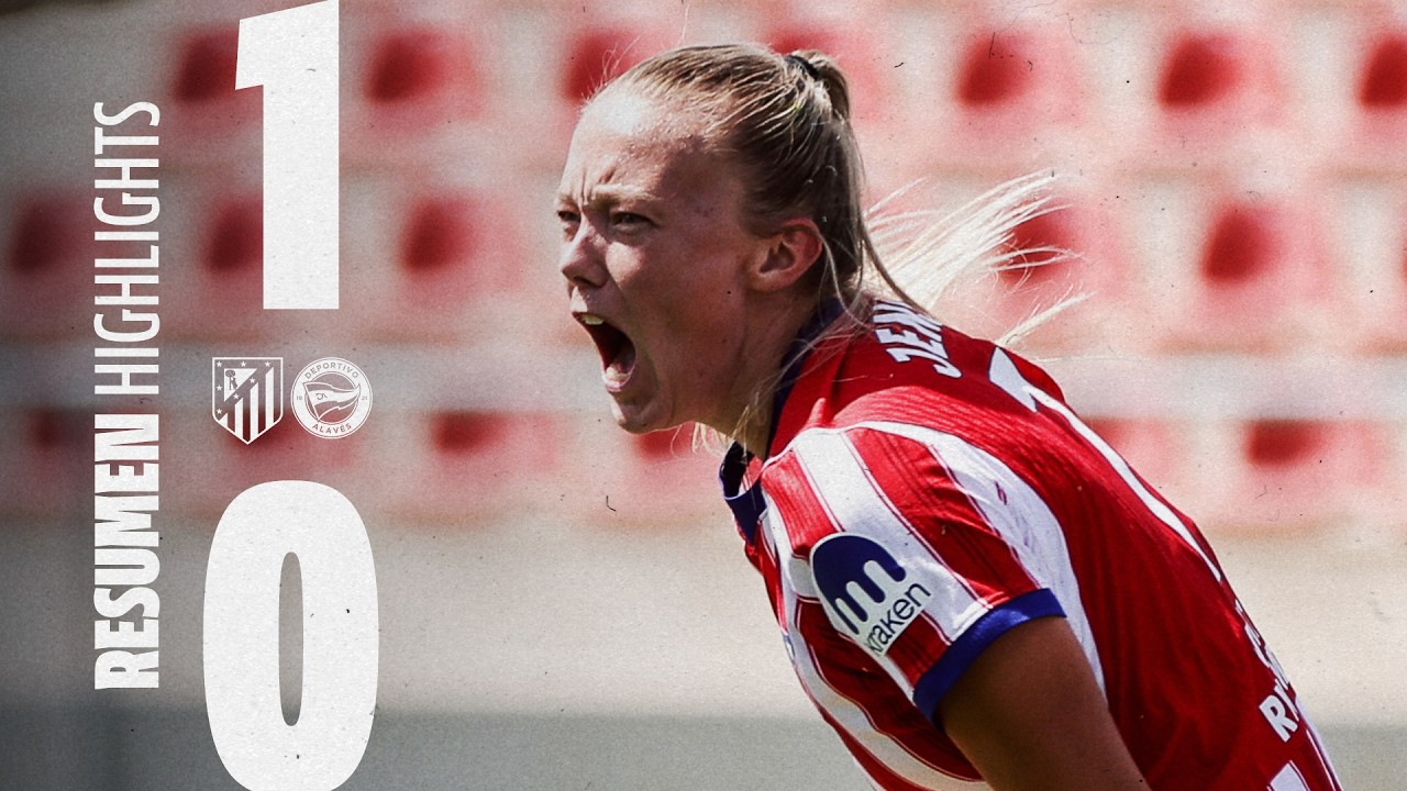 Atlético de Madrid Femenino 1-0 Deportivo Alavés | ⚽️ Jensen | RESUMEN - Liga F, J2