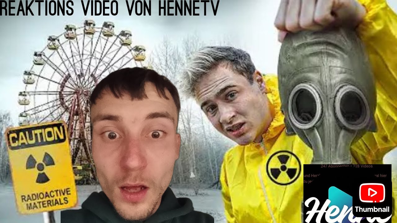 Er Verbringt 72 Stunden in Tschernobyl // Reaktions Video von HenneTV auf @FabianBaggeler #viral 