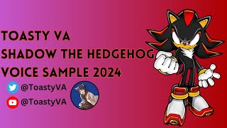 Toasty VA - Shadow The Hedgehog Voice Sample 2024