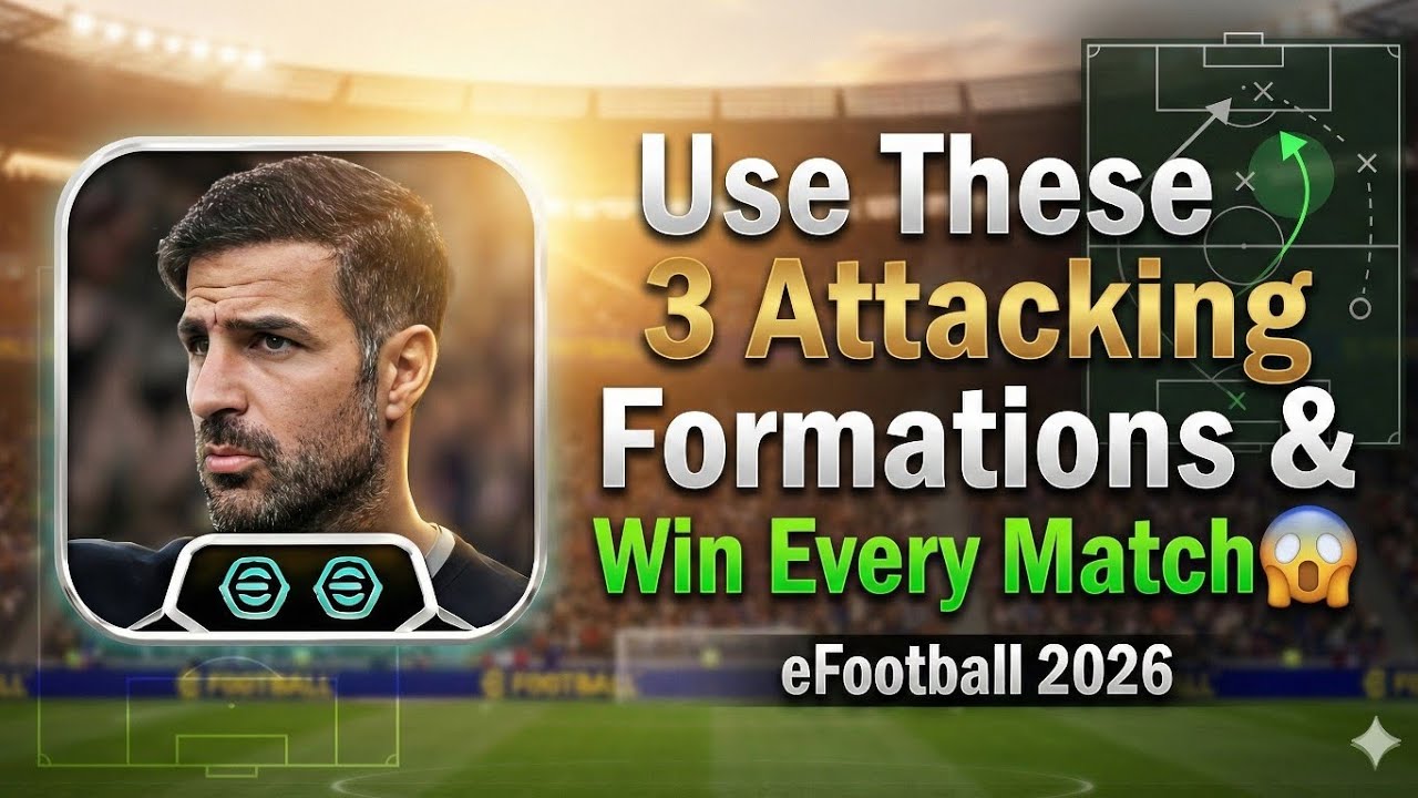 Use These 3 Attacking Formation & Win Every Match😱 #efootball #efootball2026 