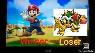 Mario And Sonic At The Olympic Games Bowser Loses To Mario In Dream Race
