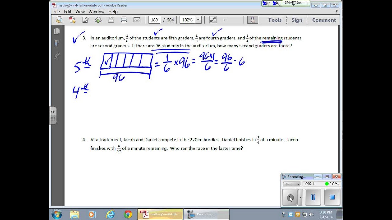 Solve Fraction Word Problems Video Lessons Examples And Solutions