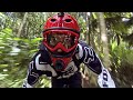 Break in the rush  freeride in tahiti  downhill mtb