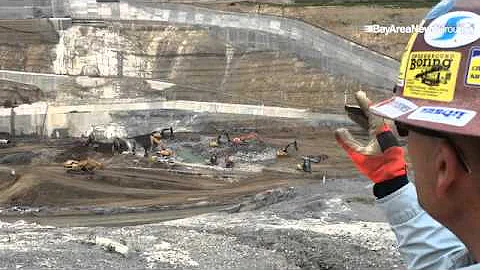 Supervisor, John Rocca, describes the work to complete the new Calaveras Dam.