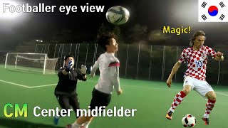 Modric play! the Commander of the Center midfield eye view