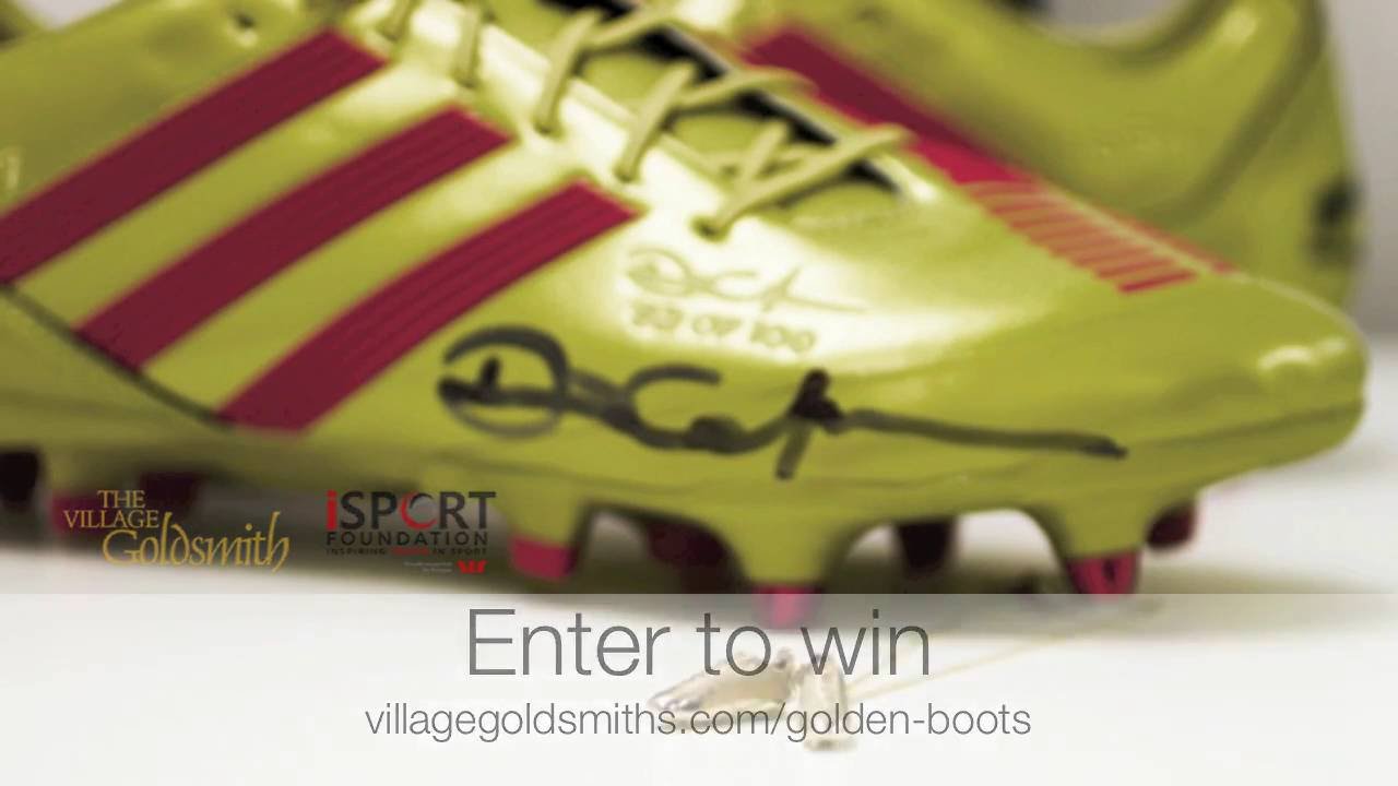 Dan Carter's Miniature Golden Rugby Boots In The Making at The Village