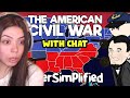 Adept Reacts to The American Civil War - OverSimplified (Part 1) with Chat!