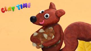🎨 Clay Time | 2 Full Episodes and tutorials : Pops the Squirrel + Max the Fox