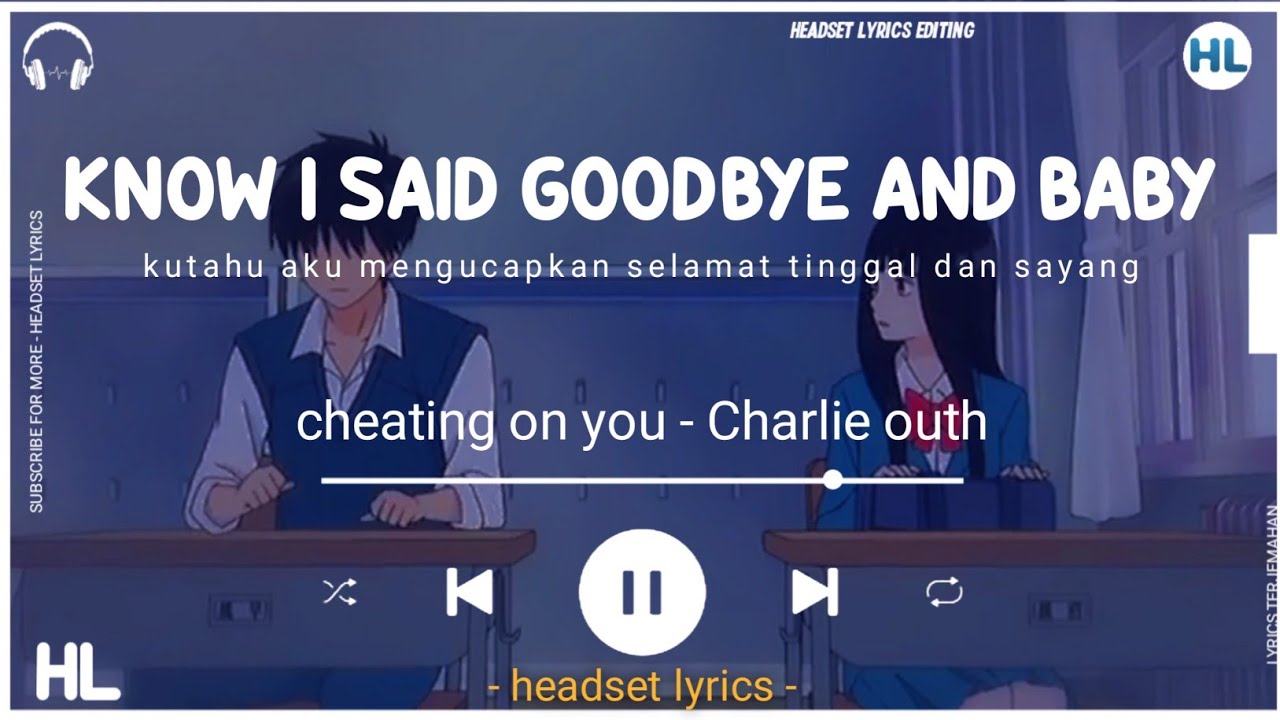 Makna lagu cheating on you