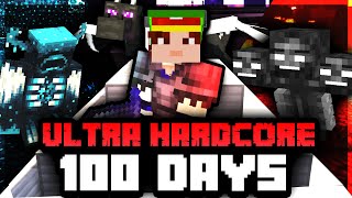 I Survived 100 Days in ULTRA HARDCORE...