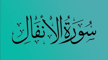 8 - المصحف المرتل | سورة الانفال | القارئ الشيخ احمد النفيس