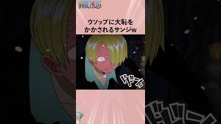ウソップに大恥をかかされるサンジw #onepiece #ワンピース #アニメ #雑学