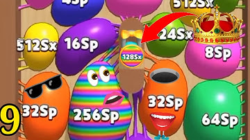 Blob Merge 3D | Noob vs Pro vs Hacker in blob merge 3d 2048 Ball Gameplay ( Android, iOS) #21