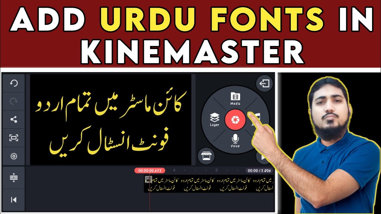 How to add Urdu fonts in Kinemaster | Install costume Urdu fonts in Kinemaster | Kinemaster in urdu
