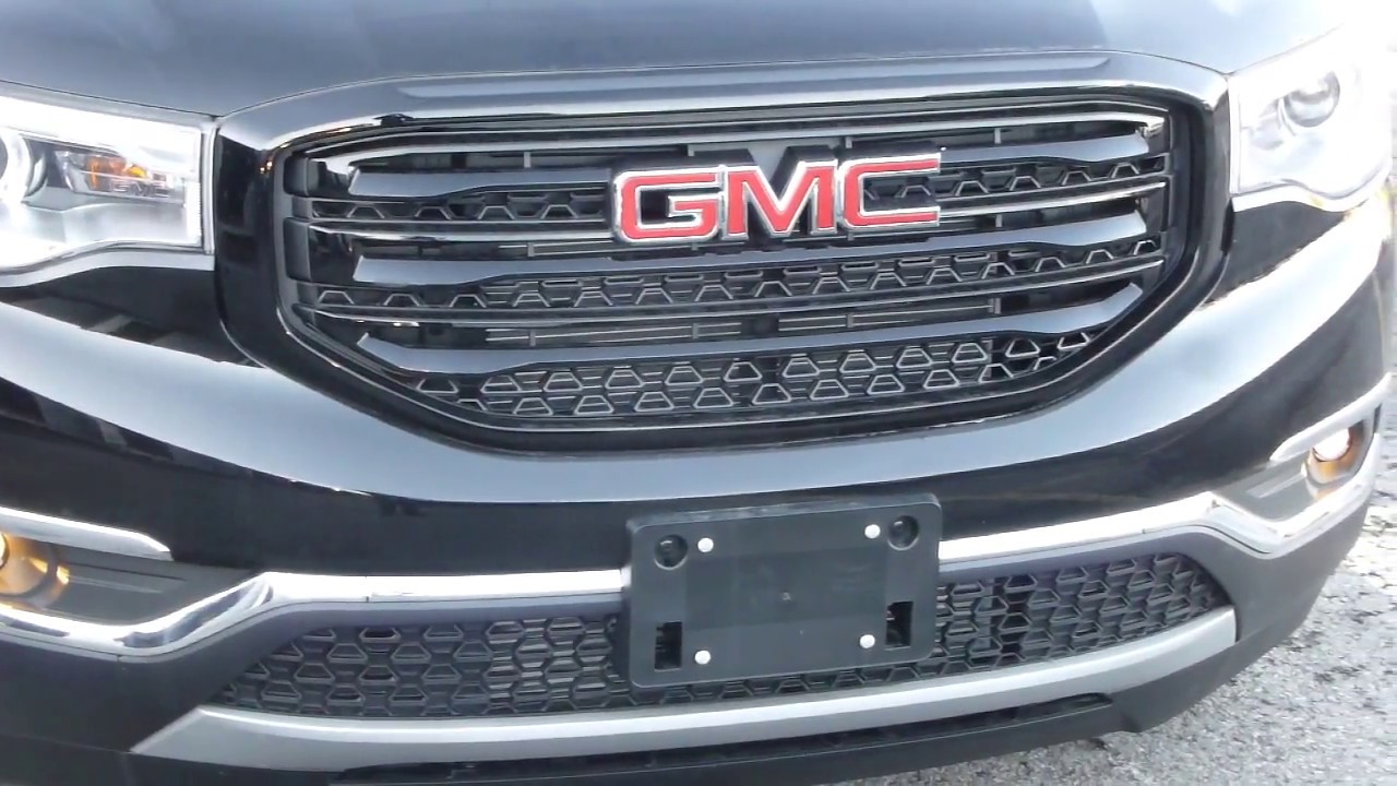 2018 acadia black accent package youtube