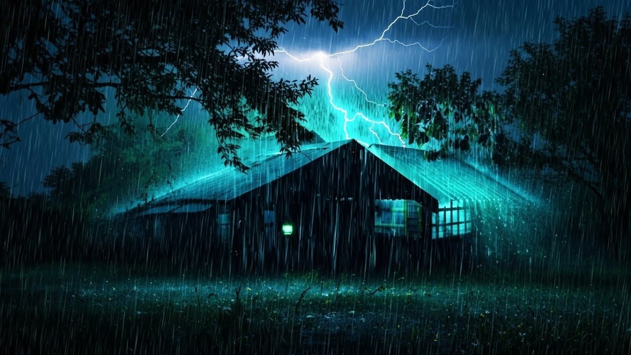 Thunderstorm Night for Deep Rest 🌙 Fall Asleep in 3 Minutes | Version