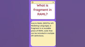 Fragment in RAML | mule4