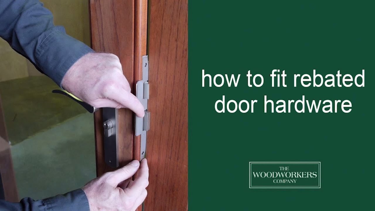 How To Rebate Double Doors