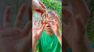 Famous Kids are so cute - what happens if you close your eyes and eat candy in the shape of a worm?🐛Ep115 Wealth