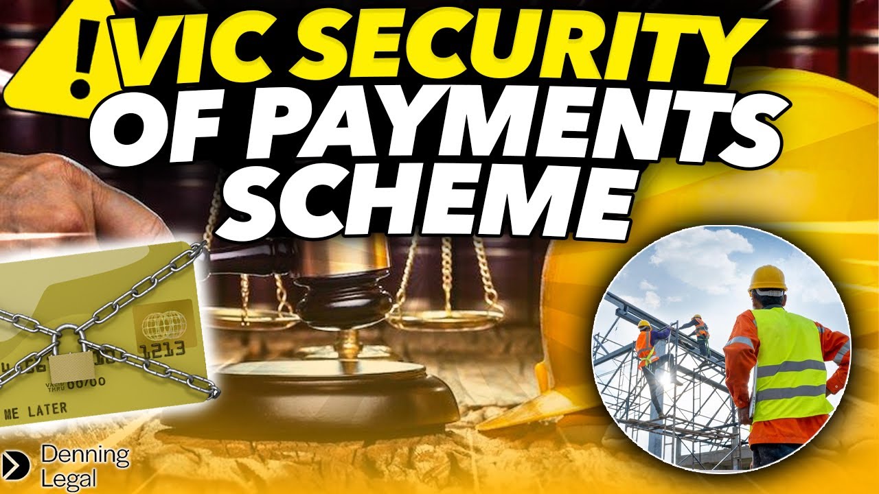 Vic Security Of Payments Scheme For The Building Industry Explained