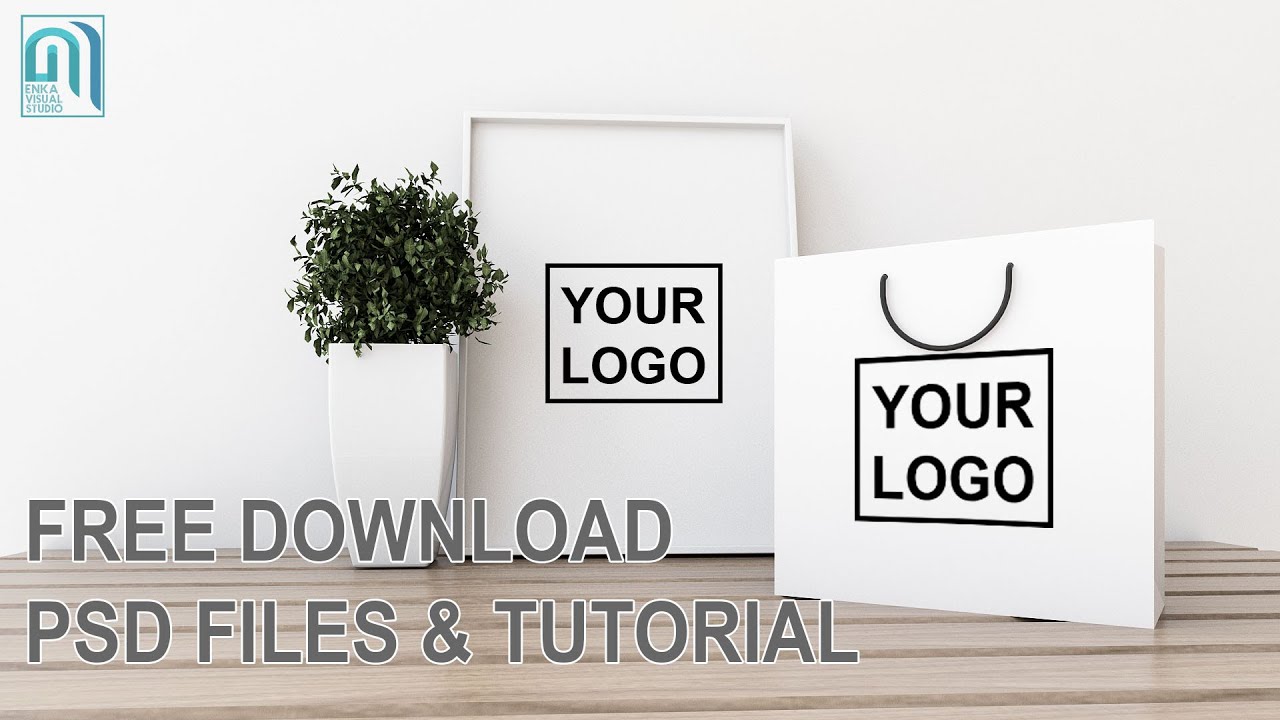 Free Download Mockup Paper Bag PSD File Include Tutorial