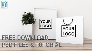 Free Download Mockup Paper Bag PSD File Include Tutorial