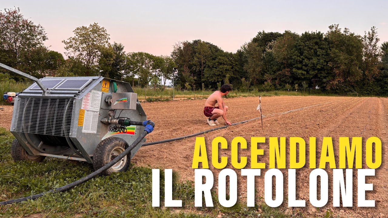 IRRIGAZIONE Ortaggi: Posizionamento e Accensione ROTOLONE IRRILAND