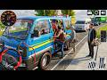 City Transport Van Driving Simulator: Real Traffic City Driving Mini Bus pick drop- android gameplay