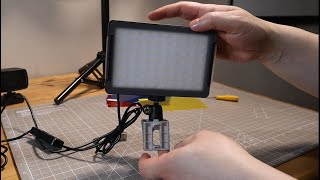 My Sim Pedal Cam lighting solution using a £10 LED photography light!💡 screenshot 4