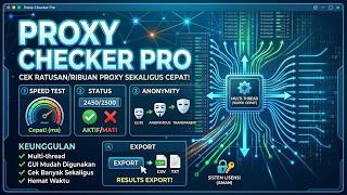Proxy Checker PRO | Alat Pengujian Proxy Massal Cepat