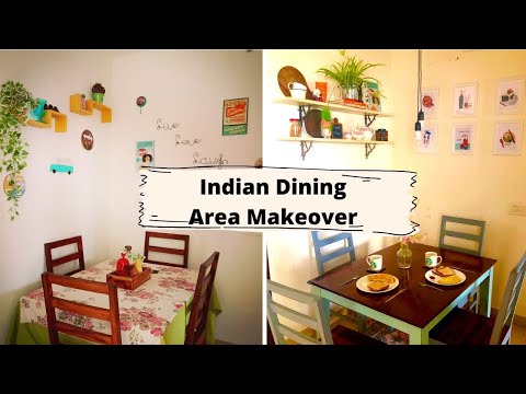 indian-dining-area-makeover-under-4000-|-budget-makeover-2020-|-rental-home-decor