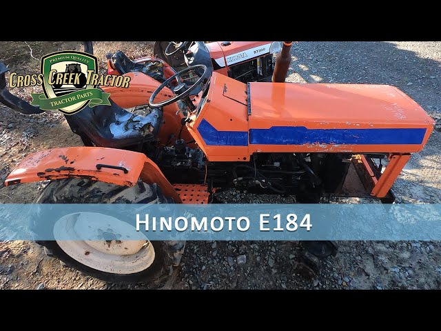 Hinomoto E184 Tractor Parts - YouTube