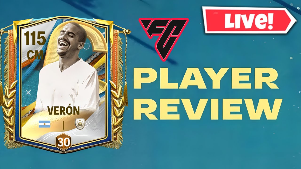 Обзор игрока Verón 115 CM в прямом эфире | Геймплей FC Mobile | FA FC 25 | FC MOBILE