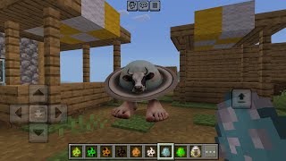 Cursed Italian brainrot addon in Minecraft PE