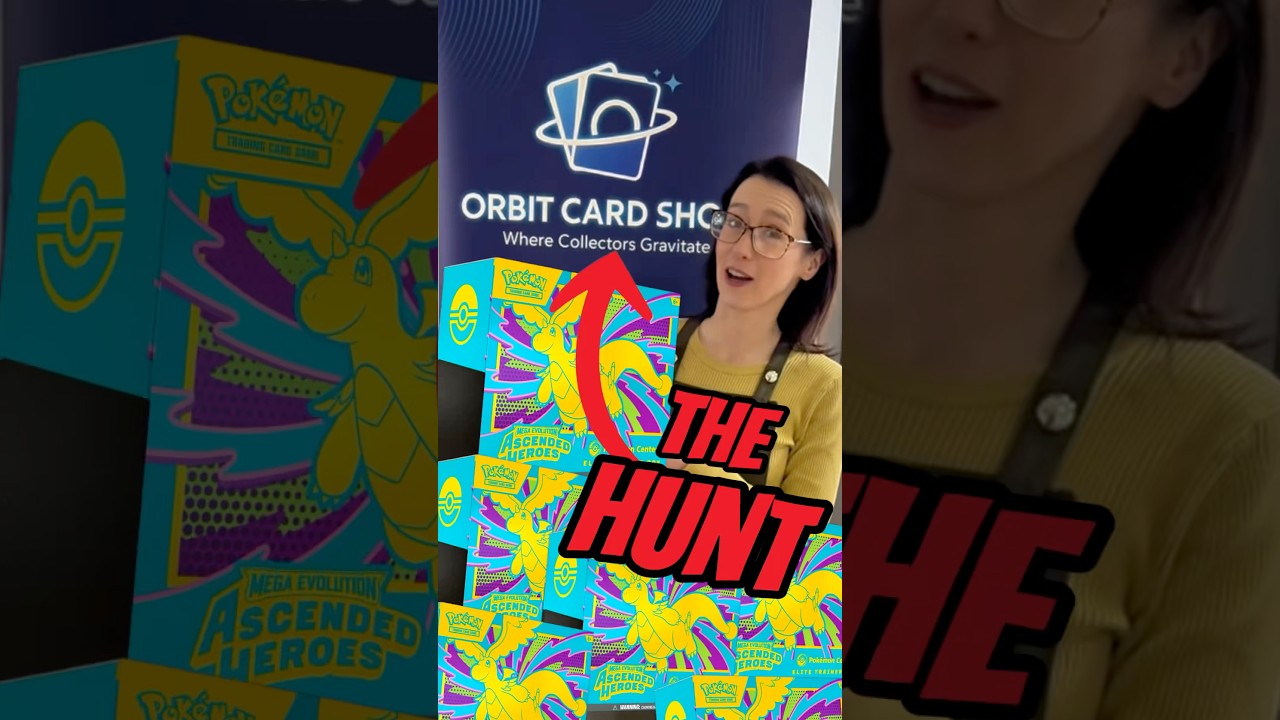 Looking for Ascended Heroes for UNDER Market at Orbit Card Show 🚨😍