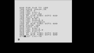 ZX81 Typed in Game from the Magazine :- Computer weekly (Caverns of Marz)