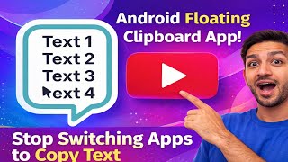 Floating Clipboard App for Android | Copy Text Without Switching Apps screenshot 3
