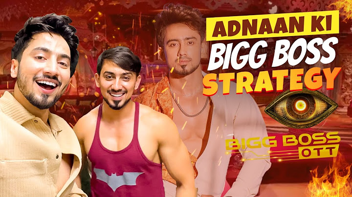 Adnaan Ne Bataya Apna Bigg Boss Ka Game Plan! | @MrFaisu