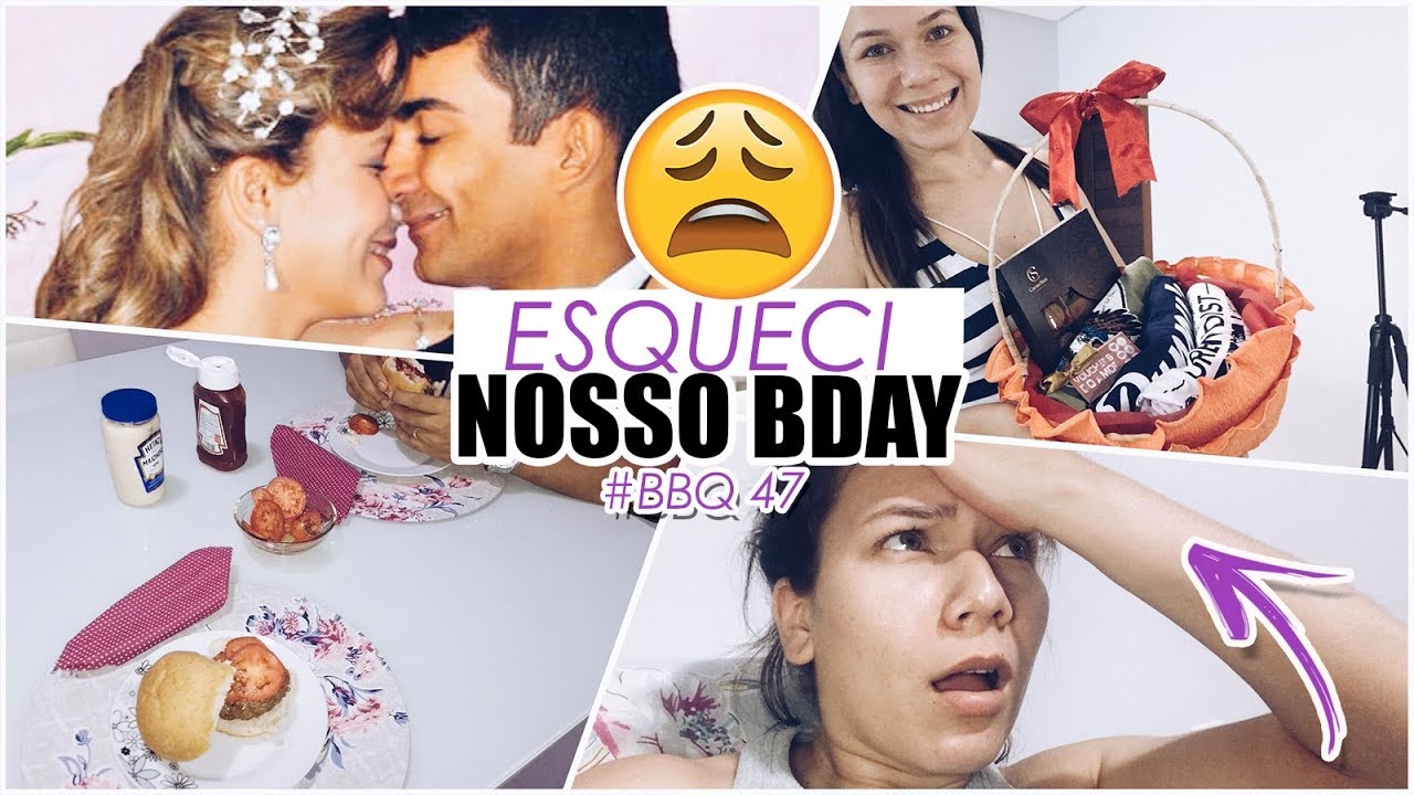 QUASE ESQUEÇO DO BDAY DO CASAMENTO + SURPRESA + DIY PRESENTE PARA MARIDO 