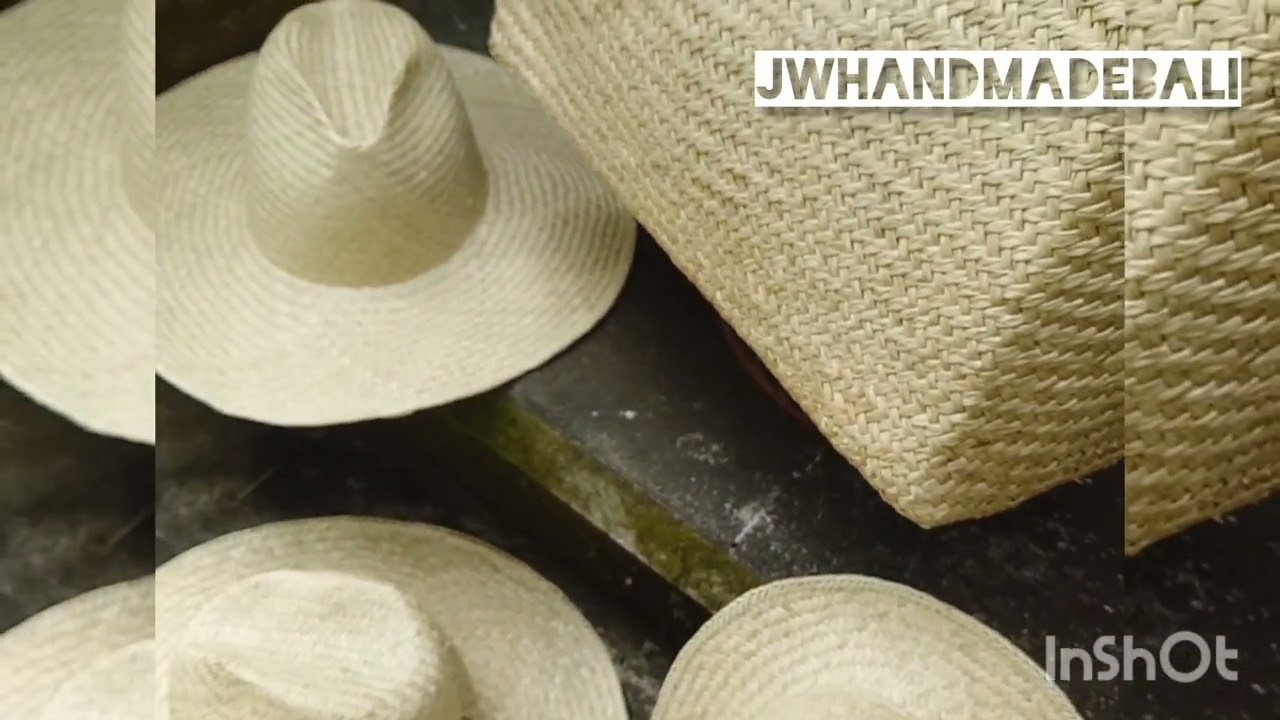 Straw Hat and Bag Jw Handmade Bali , Summer Hats , Summer Bags