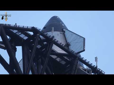 Starship Test Flight 12 Full Stack Close Look Pro Cam 4K Two Views on 5/20/26 Booster 19 Ship 39