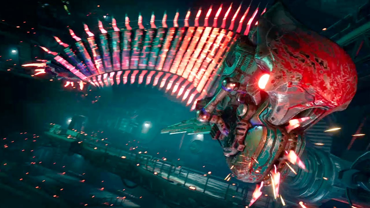 Final Fantasy 7 Remake - Swordipede Boss Fight