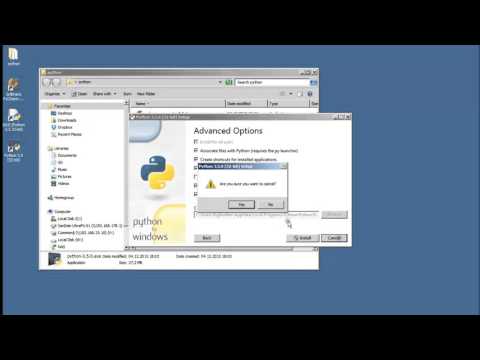How to install Python [German]